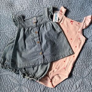 NWT!! 🍓🍒CARTER’S 3 PIECE TODDLER SET—24 MONTHS!